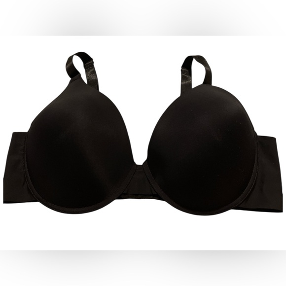 E2- Prima Valentina / Women’s 42D - lightly padded Classic Black Women's Bra - Picture 1 of 3